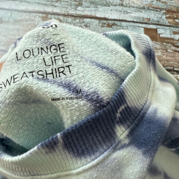 SO Blue and White Lounge Sweatshirt - Picture 3 of 3